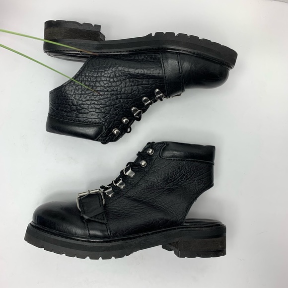 ASOS Shoes - Asos Black Chunky Cut out Booties Size 5